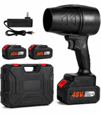 Souffleur d'Air Sans Fil 48V Pro – 2 Batteries, Mallette Incluse & Puissance Maximale